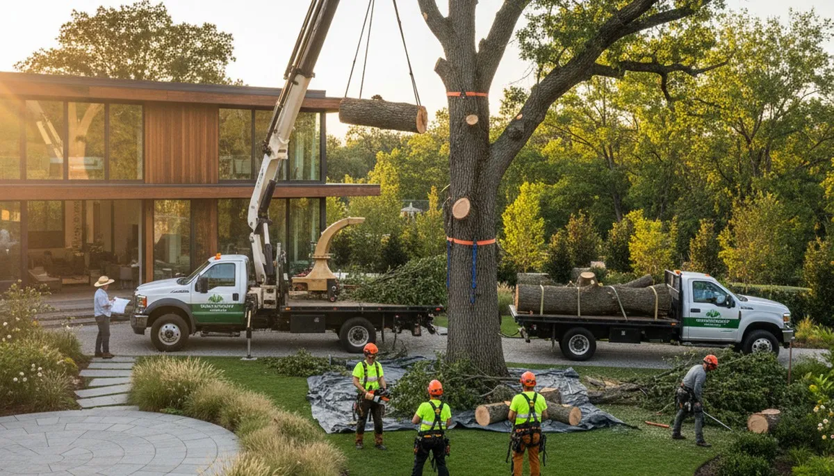Professional tree removal and landscaping service in Chicago, IL by Chop Chop Tree experts