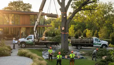 Professional tree removal and landscaping service in Chicago, IL by Chop Chop Tree experts