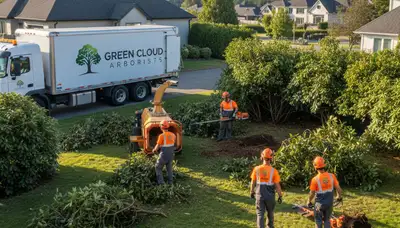 Professional shrub removal service in Chicago, IL by Chop Chop Tree experts