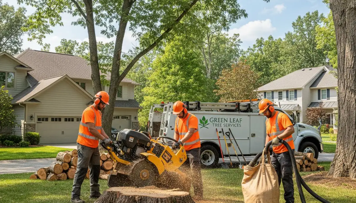 Professional stump removal service in Chicago IL clearing tree stump for Chop Chop Tree
