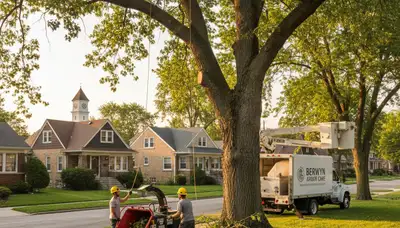 Professional tree removal service in Chicago IL by certified arborists