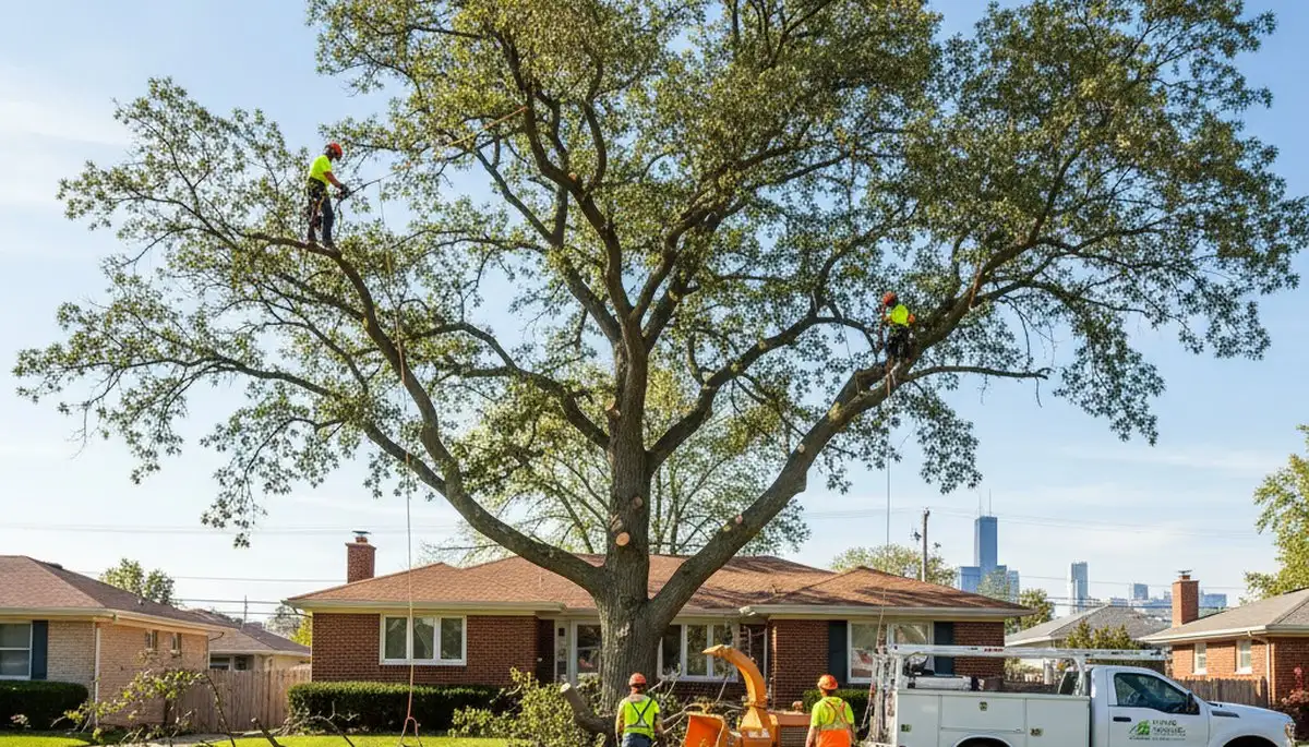 Professional tree removal service in Chicago IL by certified arborists | TreeServicesInChicago.com
