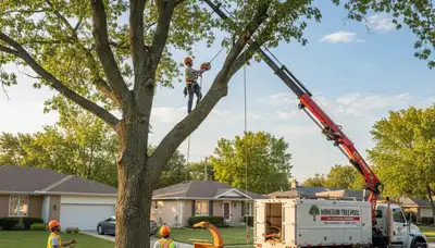 Professional tree removal service in Chicago IL by certified arborists