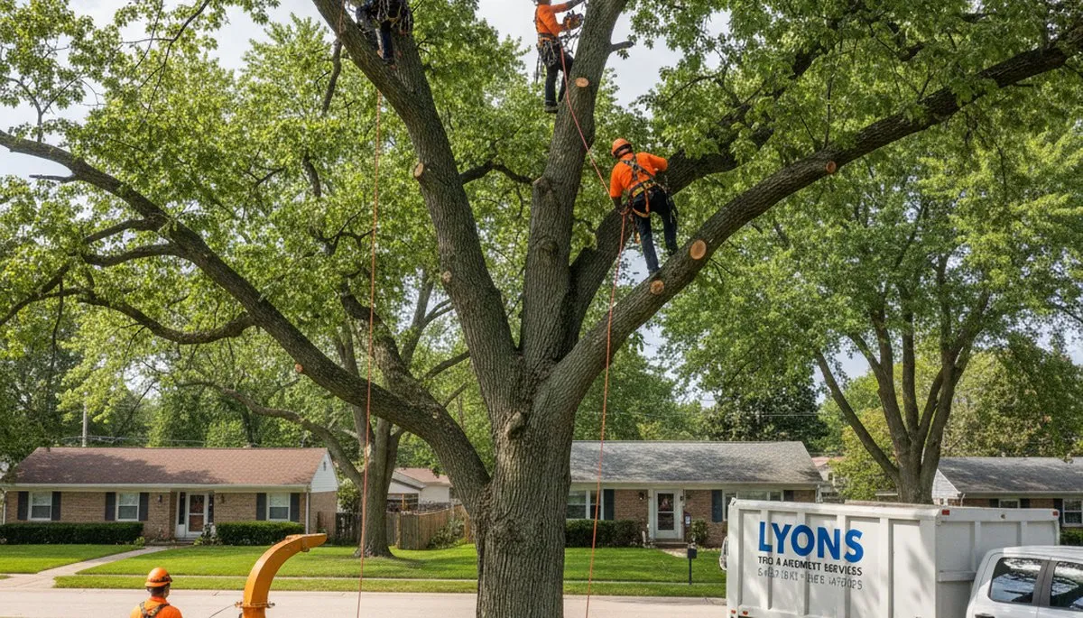Professional tree removal service in Chicago IL by certified arborists