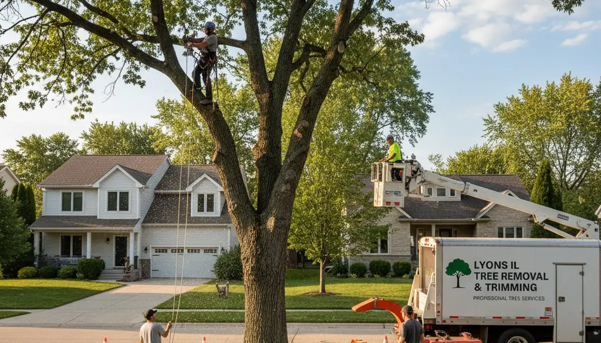 Professional tree removal service in Chicago IL by certified arborists