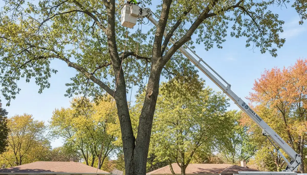 Professional tree removal service in Chicago IL by certified arborists