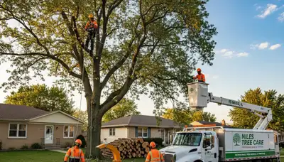 Professional tree removal service in Chicago IL by certified arborists | TreeServicesInChicago.com