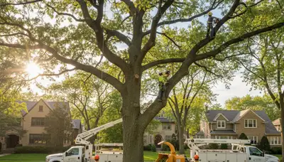 Professional tree removal service in Chicago IL by certified arborists