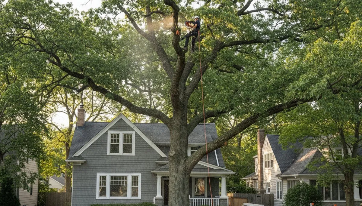 Professional tree removal service in Chicago IL by licensed arborists