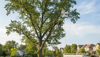 Professional tree removal service in Chicago IL by certified arborists
