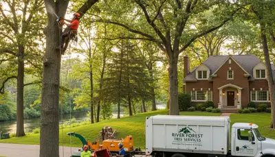 Professional tree removal service in Chicago IL by certified arborists