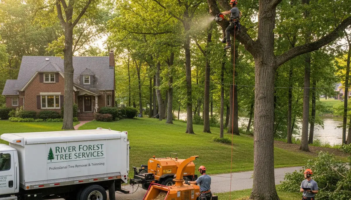 Professional tree removal service in Chicago IL by certified arborists