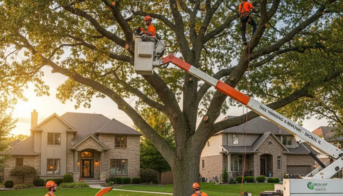 Professional tree removal service in Chicago IL by certified arborists